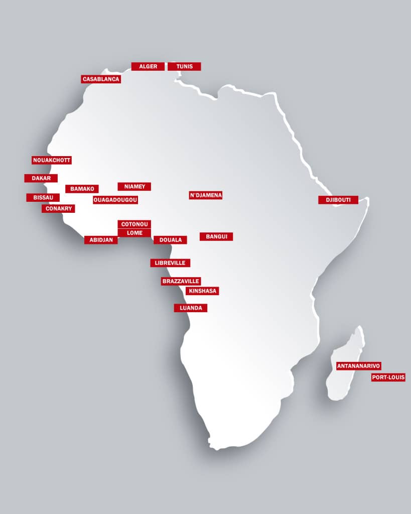 carte Afrique
